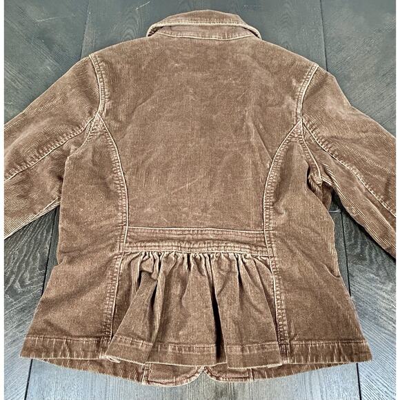 Levi’s Juniors Girls Brown Button Up Corduroy Jacket Blazer Size Large - Picture 13 of 13